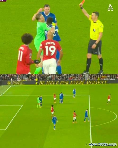 英超：曼联0-1十人埃弗顿！5轮不败终结，铁腰掌掴队友被直红罚下